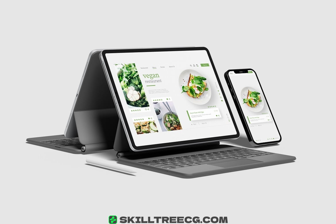 图片[4]-iPad Pro with iPhone 12 Pro Mockup（189859）-技能树